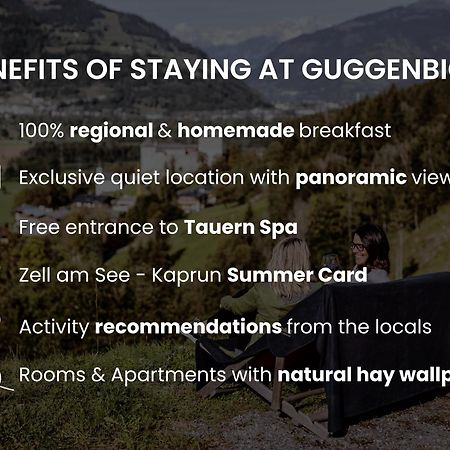 Panorama Hotel Guggenbichl - Inkl Sommerkarte, Einmaliger Eintritt Ins Tauern Spa & Bester Ausblick Ueber 卡普伦 外观 照片