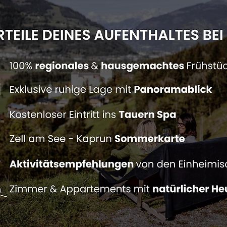 Panorama Hotel Guggenbichl - Inkl Sommerkarte, Einmaliger Eintritt Ins Tauern Spa & Bester Ausblick Ueber 卡普伦 外观 照片